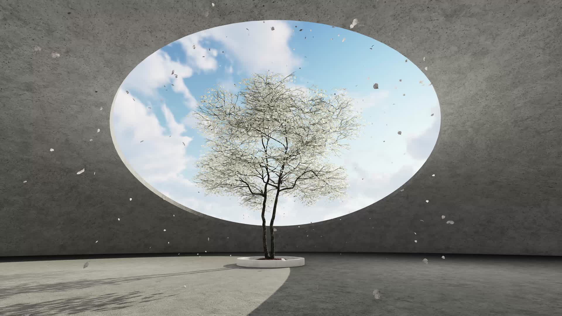 创意空间意境艺术建筑视频的预览图