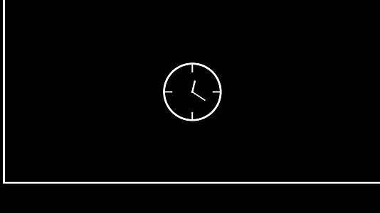 钟表转动MG动画视频的预览图