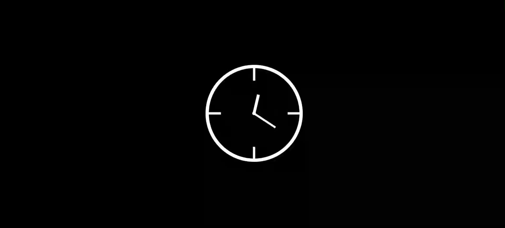 钟表简约时间过度视频的预览图