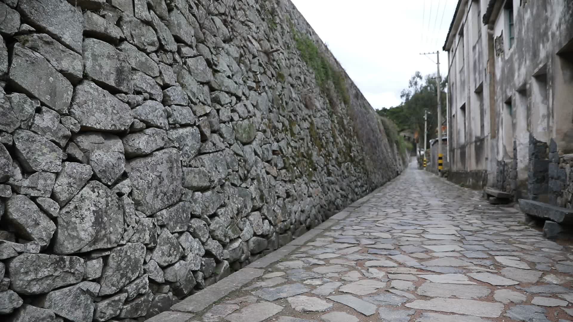 J浙江温州苍南蒲壮所城古城墙视频的预览图
