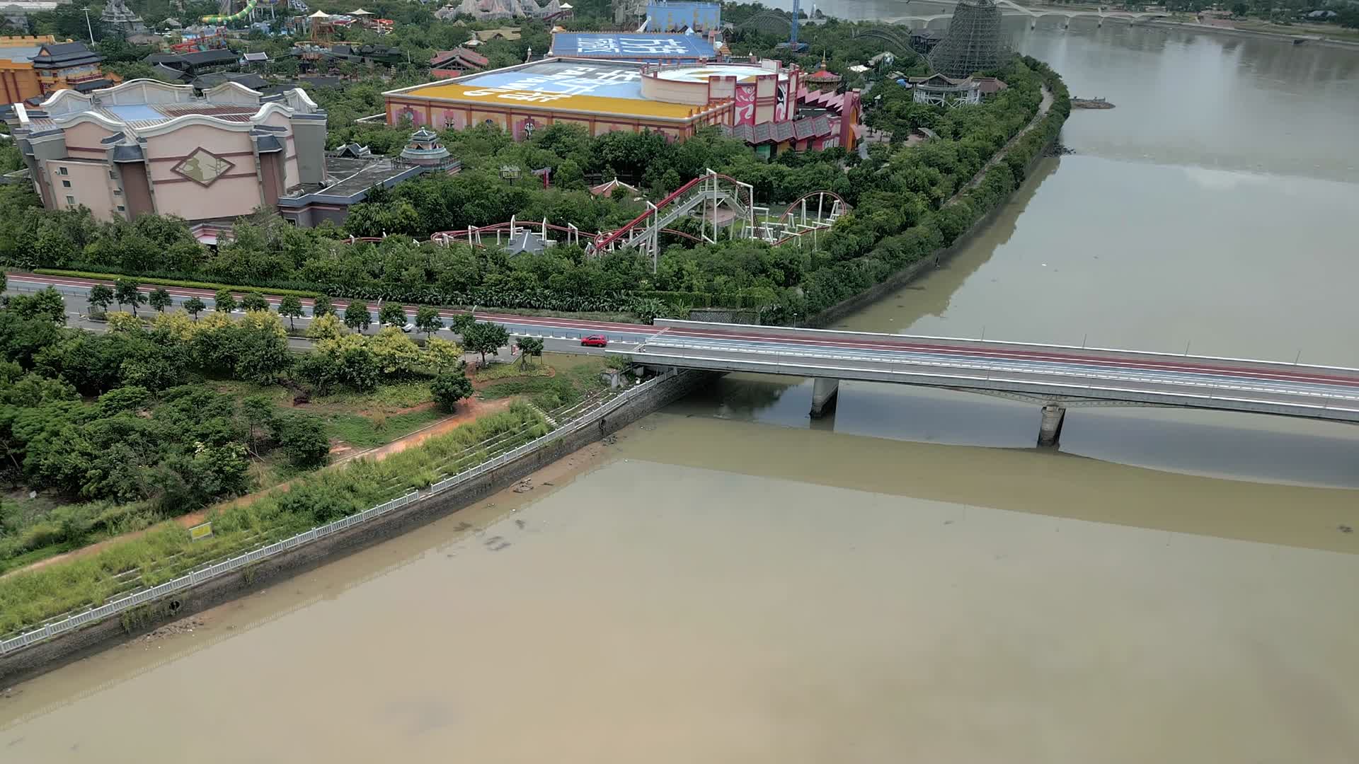 厦门方特旅游区4K航拍视频的预览图