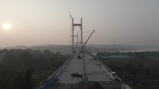 大桥修建长江大桥视频的预览图
