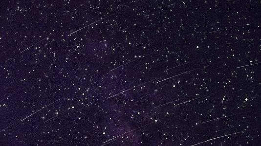 蓝色银河流星星空循环星空背景宇宙视频的预览图
