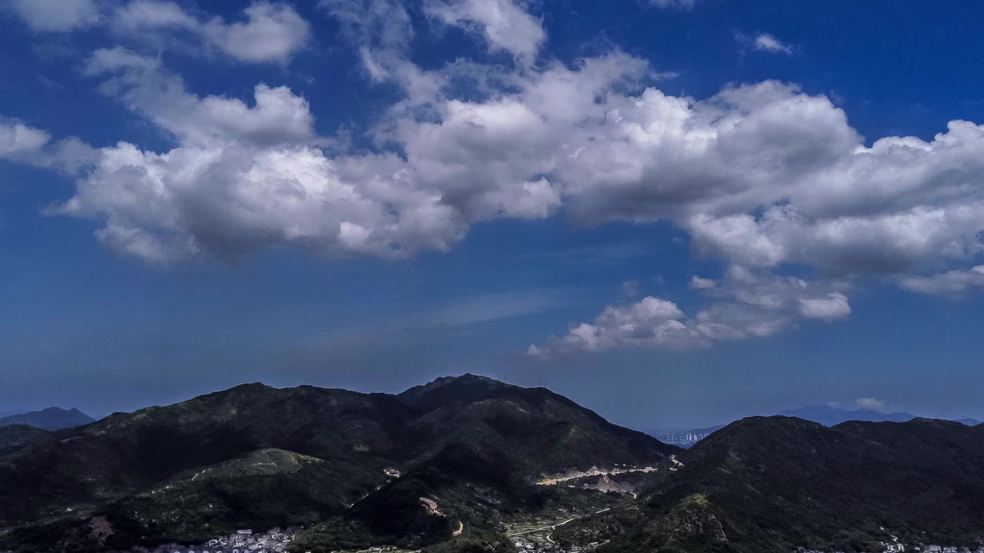 浙江瑞安曹村镇农村延时风光视频的预览图