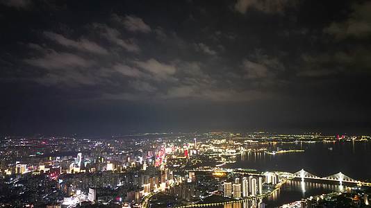 海南海口城市延时风光视频的预览图