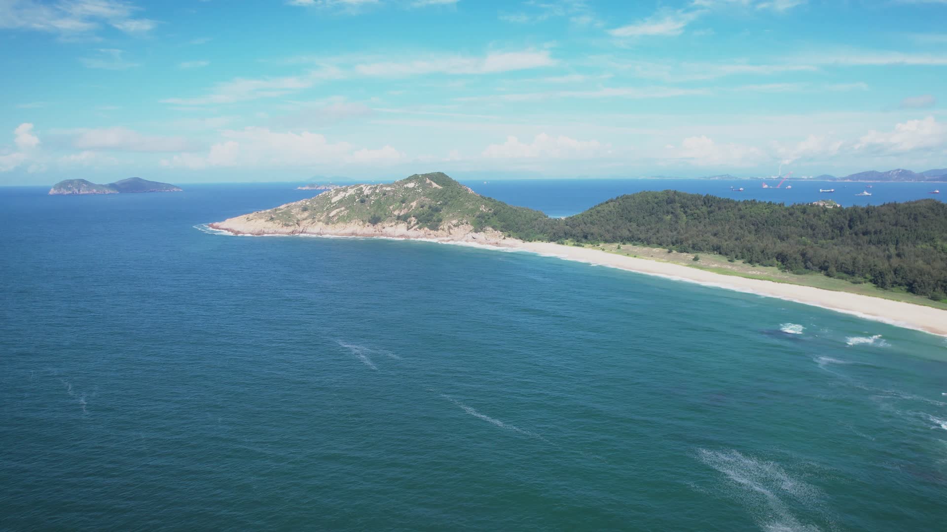 4K海洋岛屿视频的预览图