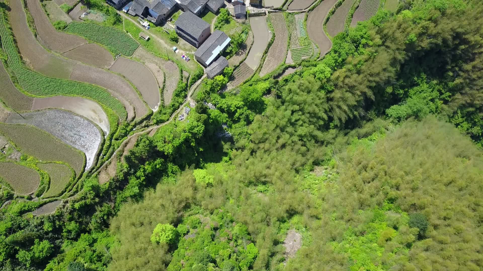 C浙江仙居村落4k航拍视频视频的预览图