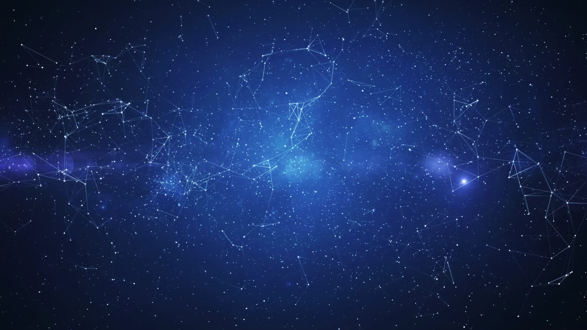 点线粒子星空唯美背景视频的预览图