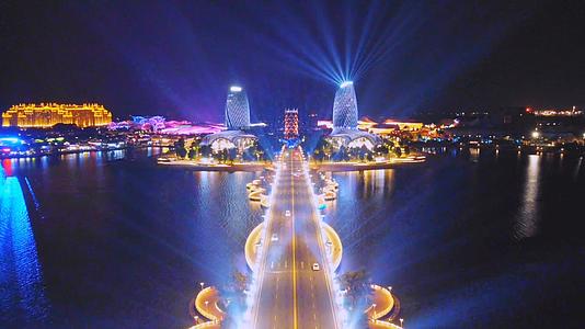 1080海南海花岛夜景惊艳世界全球人向往的顶级文化旅游胜地视频的预览图