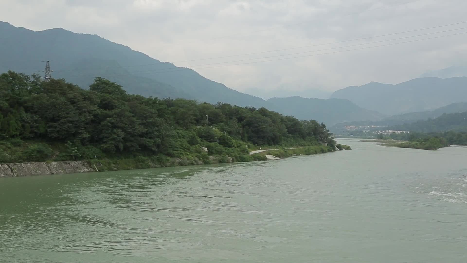 C四川都江堰高清实拍视频视频的预览图