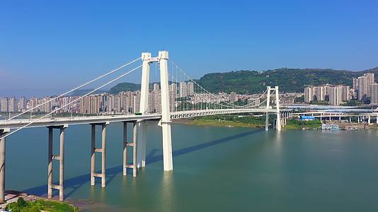 4K万州长江二桥大桥视频的预览图