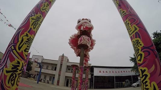 广东湛江遂溪高桩醒狮非遗视频的预览图