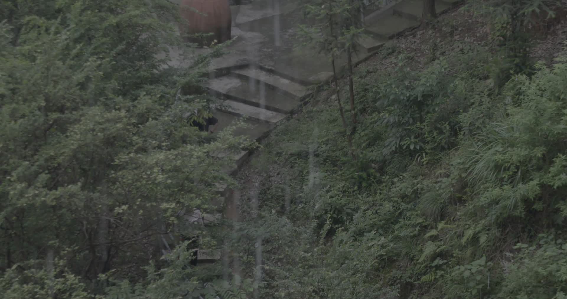 C丹霞山登山高清实拍视频视频的预览图