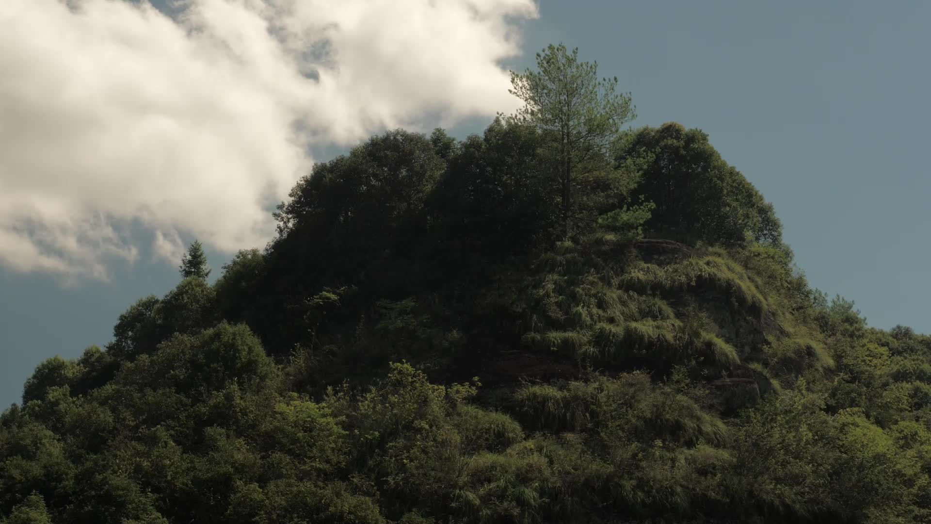C安徽黄山湖光山色高清实拍视频的预览图