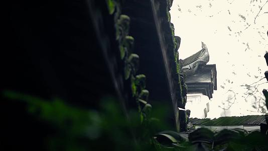 中国风苏州园林徽派古建筑人文视频视频的预览图