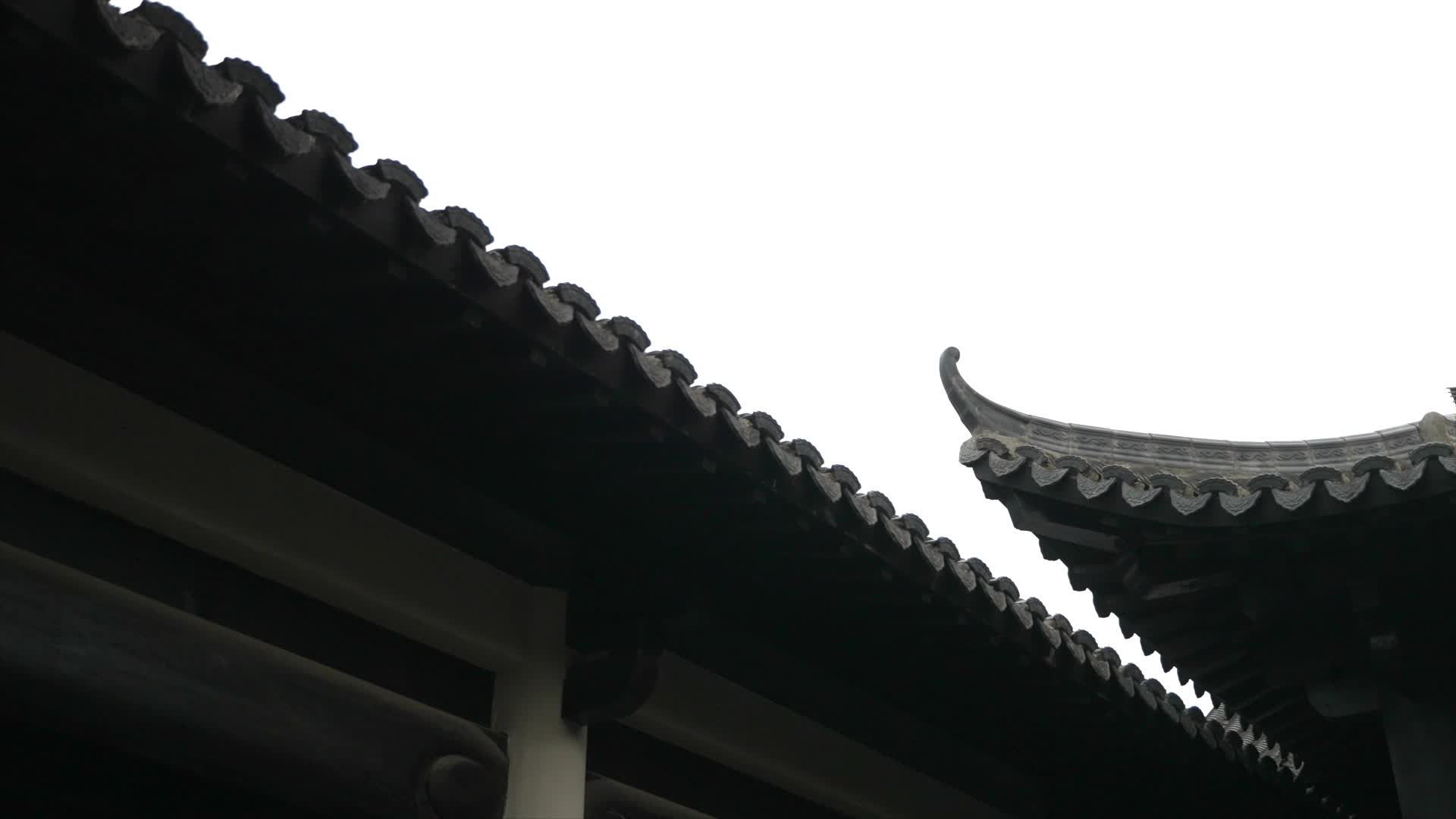 666德清县姚氏故里文化馆砖瓦顶视频的预览图