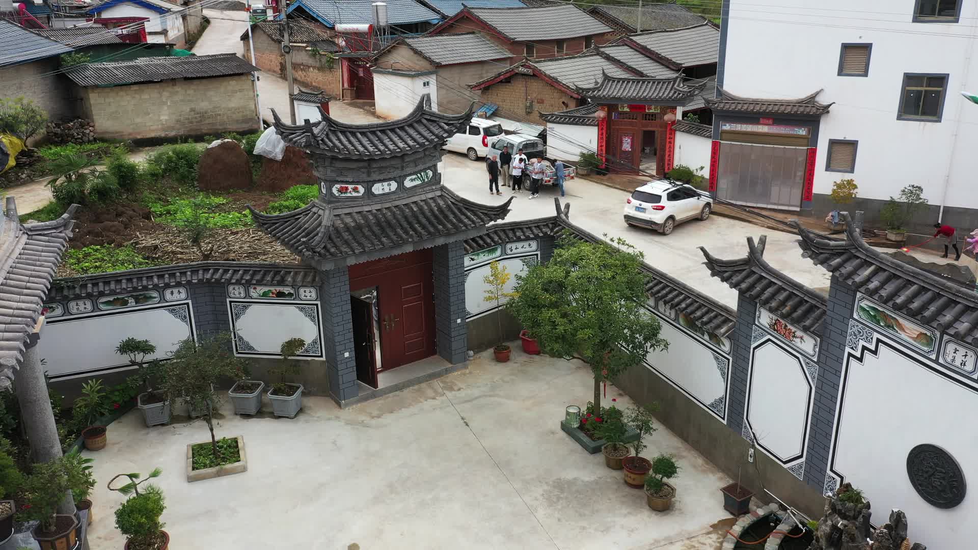 白族民居兰坪农村中国乡村视频的预览图