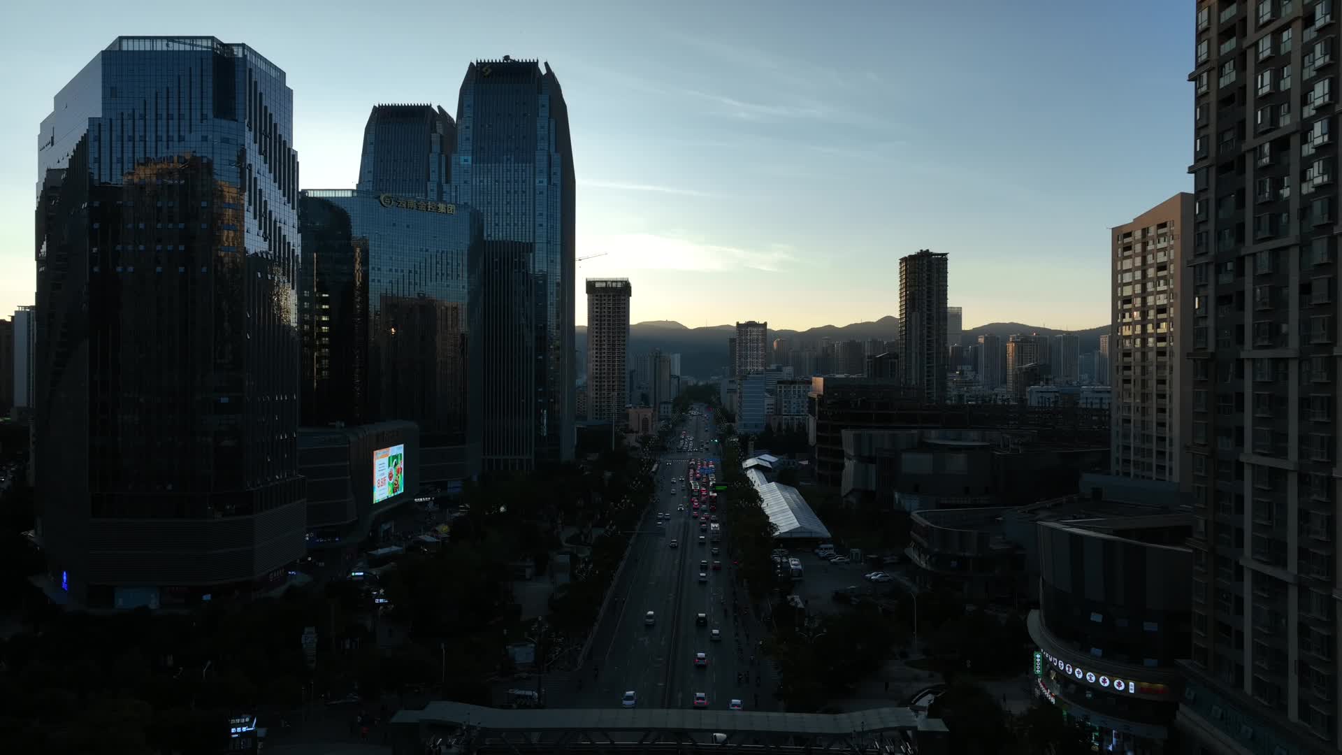 云南昆明城市航拍视频的预览图