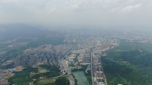 荆门市高空航拍视频视频的预览图