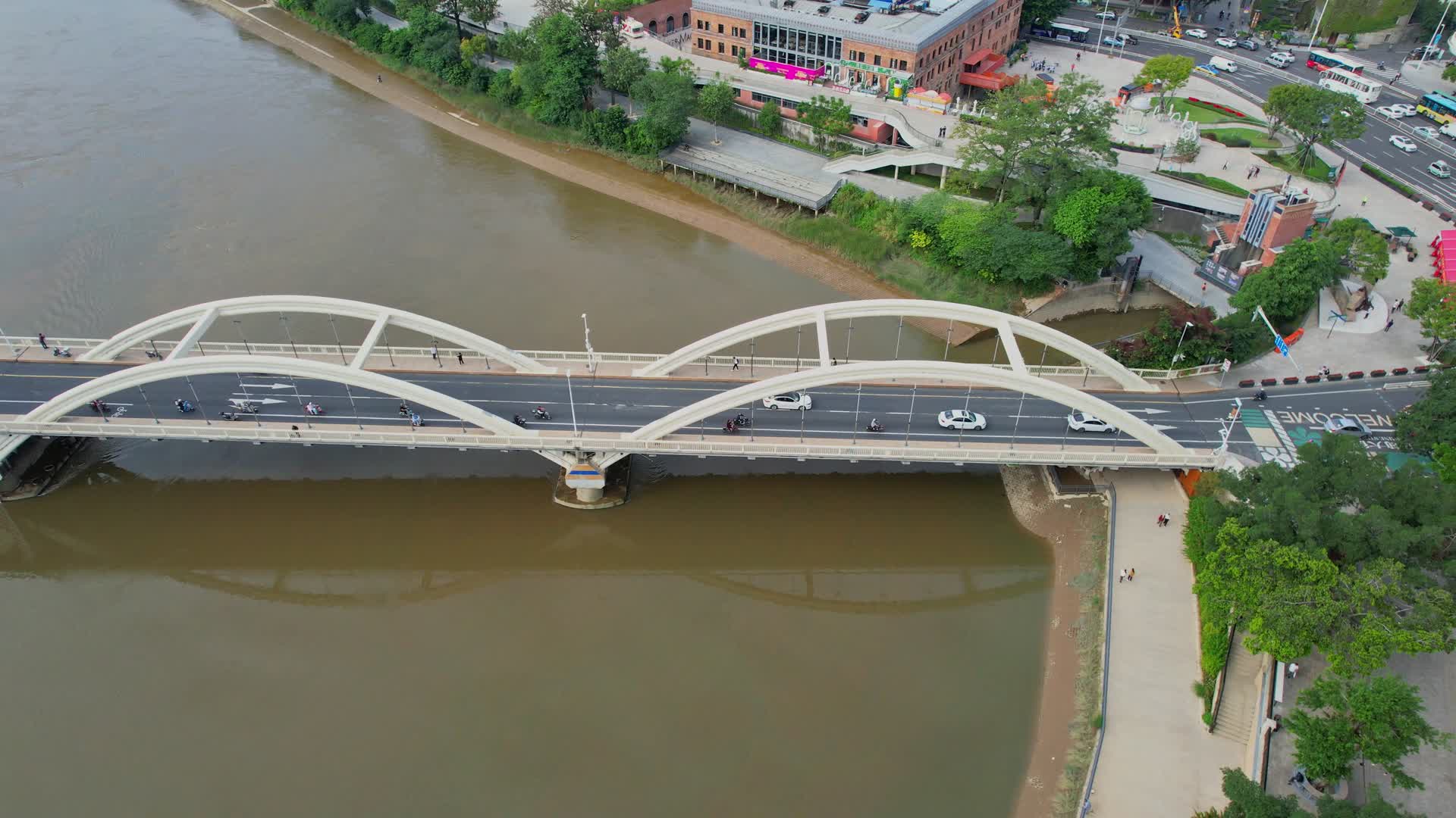 航拍福州解放大桥视频的预览图