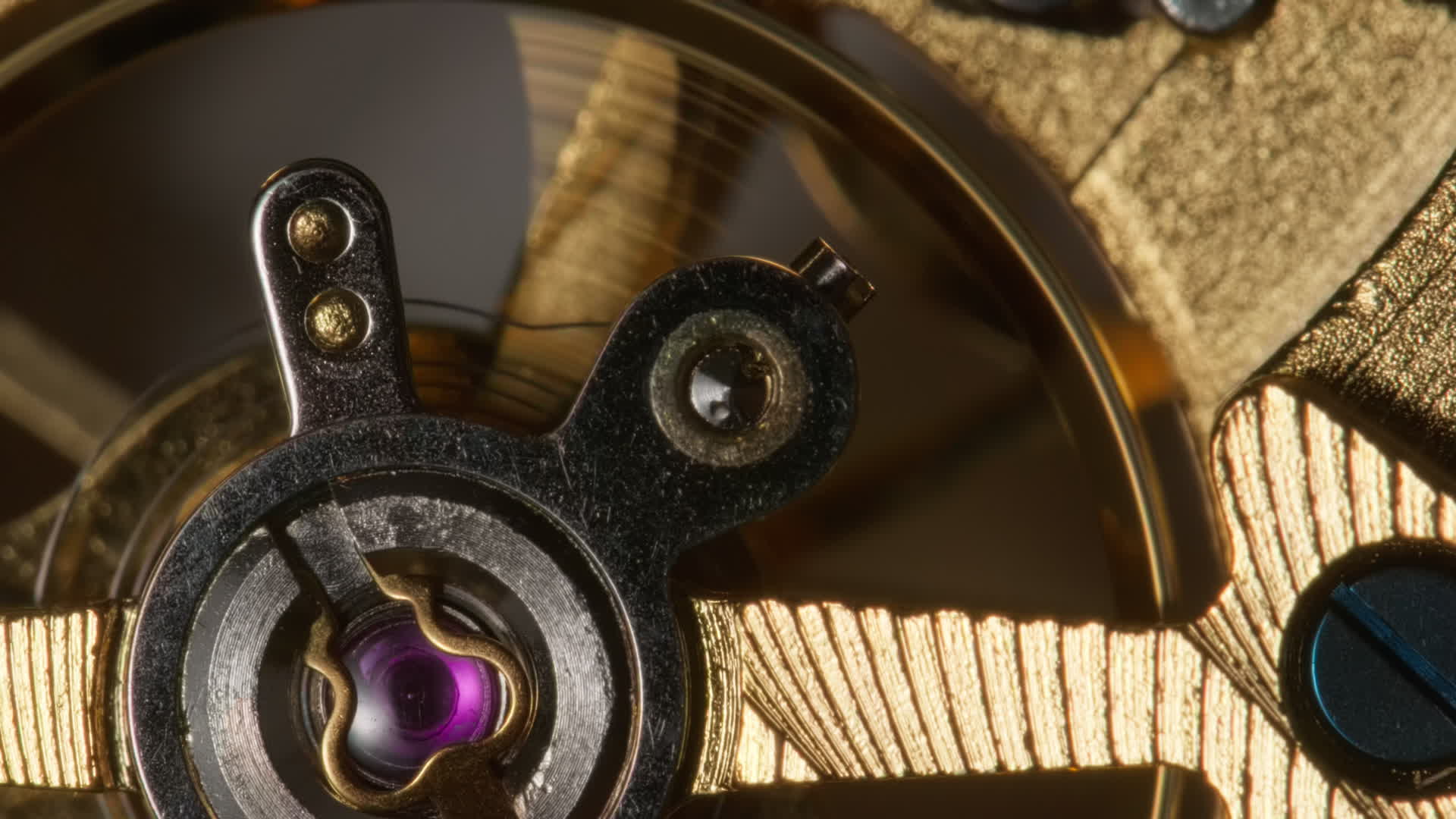 机械手表石英时钟表盘指针争分夺秒视频的预览图
