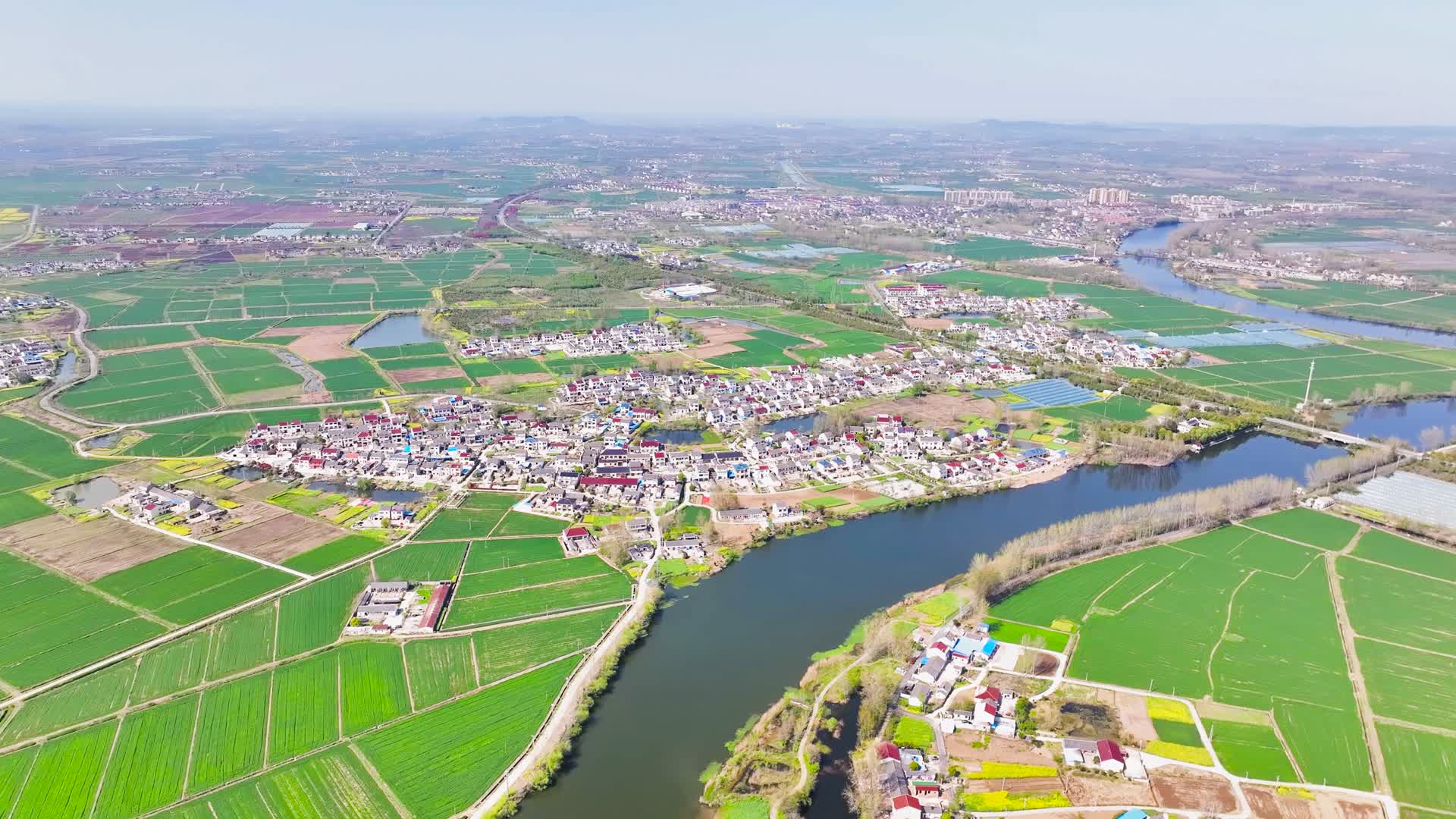 6分半钟美丽乡村乡村农田灌溉河渠视频的预览图