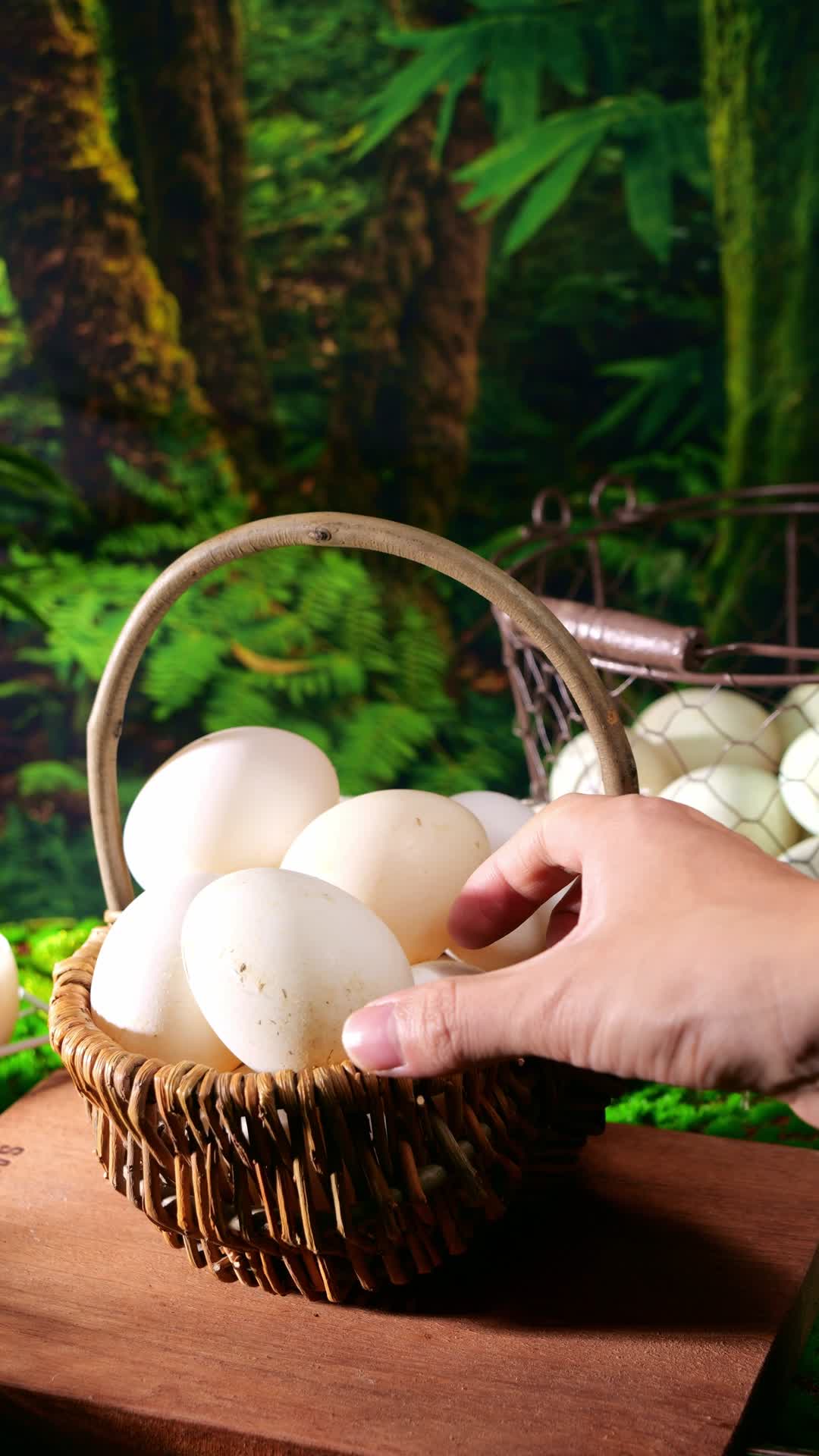 鹅蛋蛋生鲜鹅蛋农家土鹅蛋生鹅蛋视频的预览图