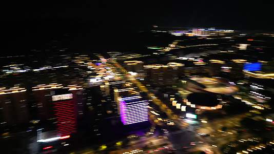 1011德清武康城市夜景灯火通明视频的预览图
