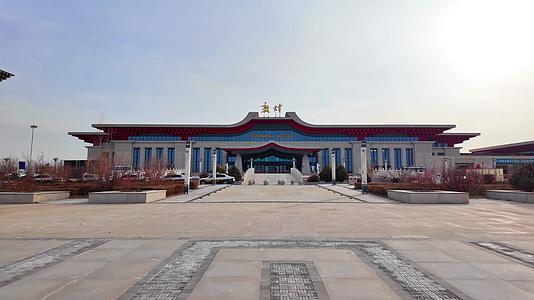 甘肃敦煌莫高国际机场T3航站楼敦煌机场视频的预览图