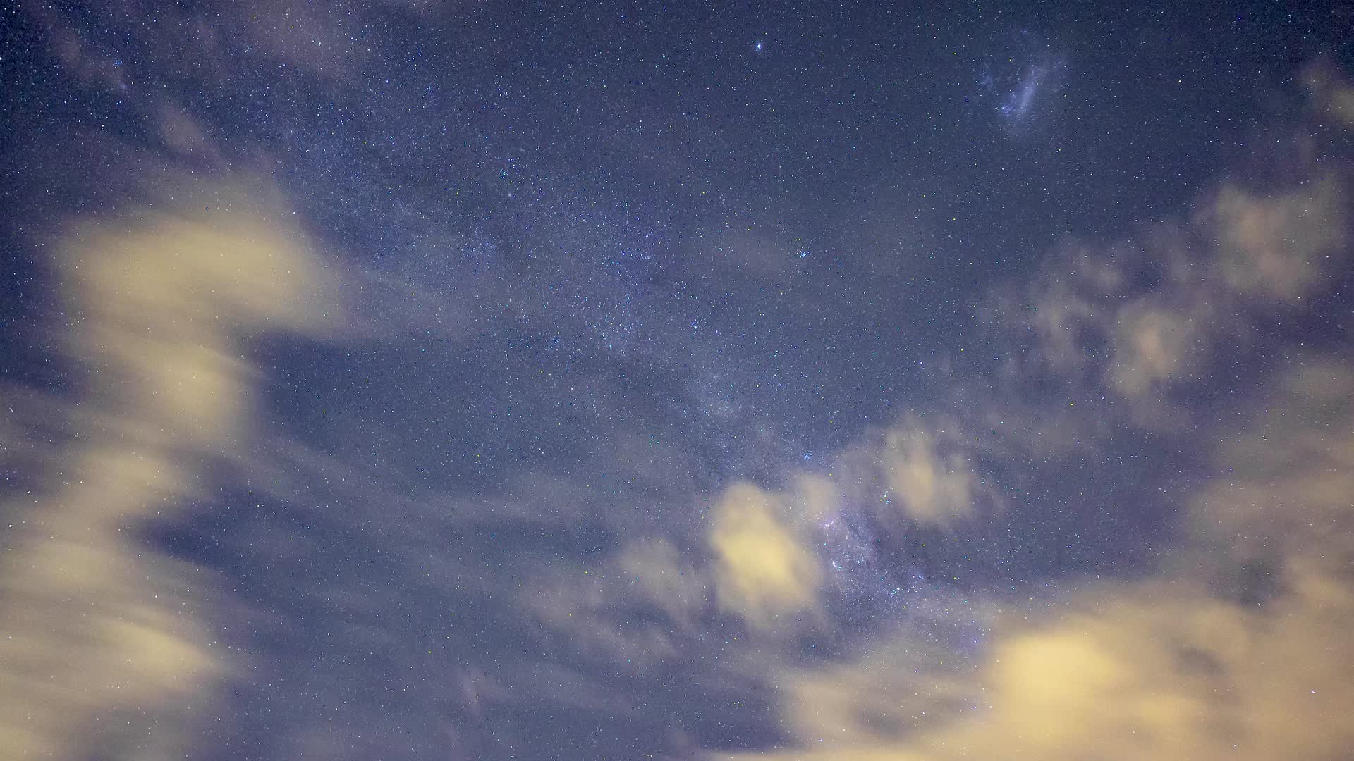 4K延时新西兰奥玛鲁星空转日出美景视频的预览图