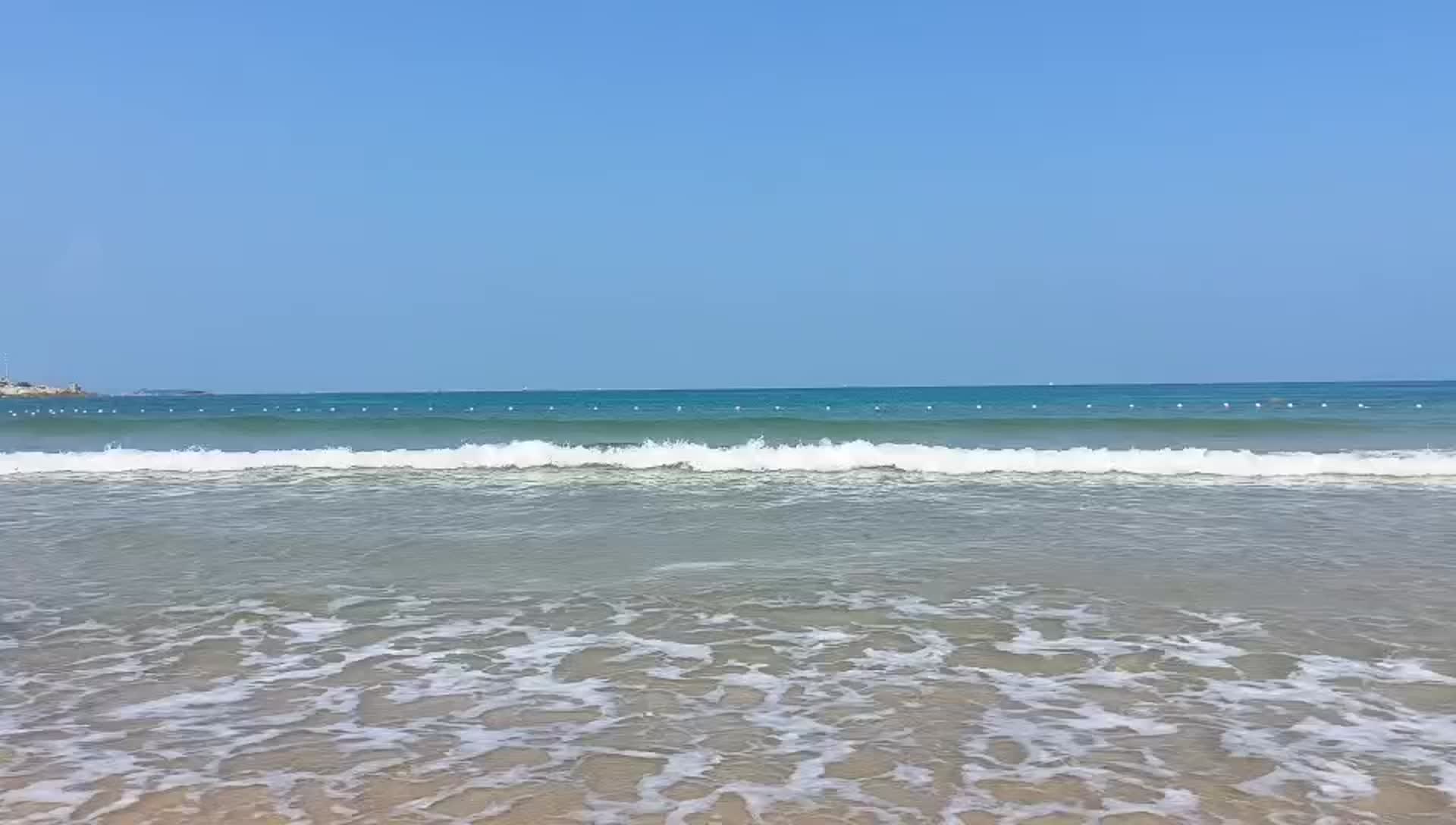 汕尾红海湾海边风景实拍视频视频的预览图