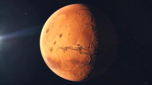 宇宙行星火星表面视频的预览图