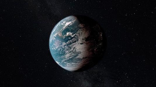 宇宙行星地球展示视频的预览图