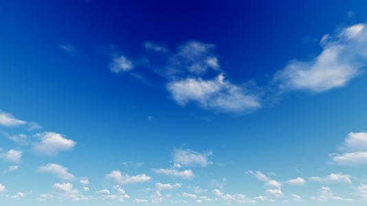 蓝天白云云卷云舒延时摄影视频的预览图