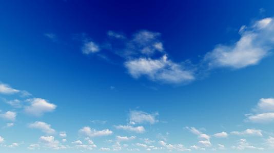 蓝天白云云卷云舒延时摄影视频视频的预览图