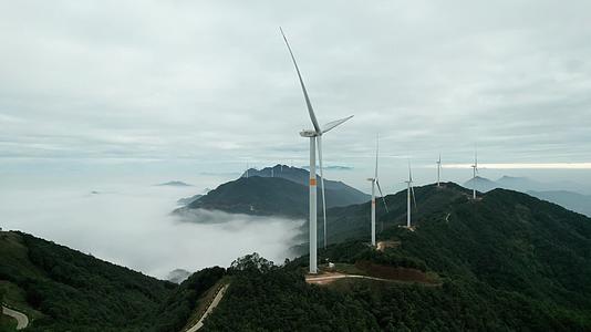 惠州三帽记风车山航拍视频的预览图