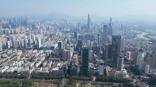 深圳城市高楼大厦航拍4K60视频的预览图