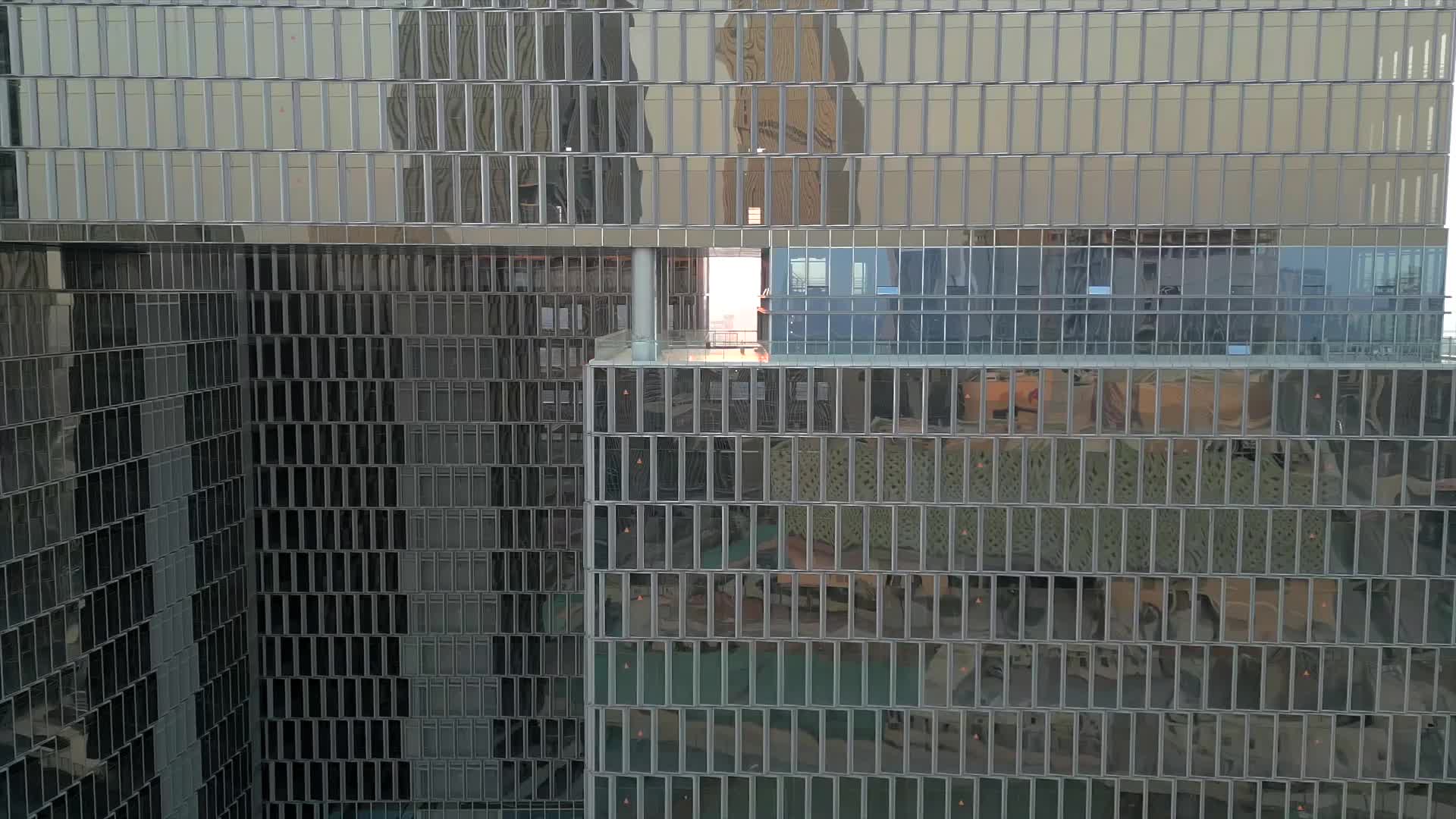 厦门环东新城建筑和夕阳航拍高清合集视频的预览图