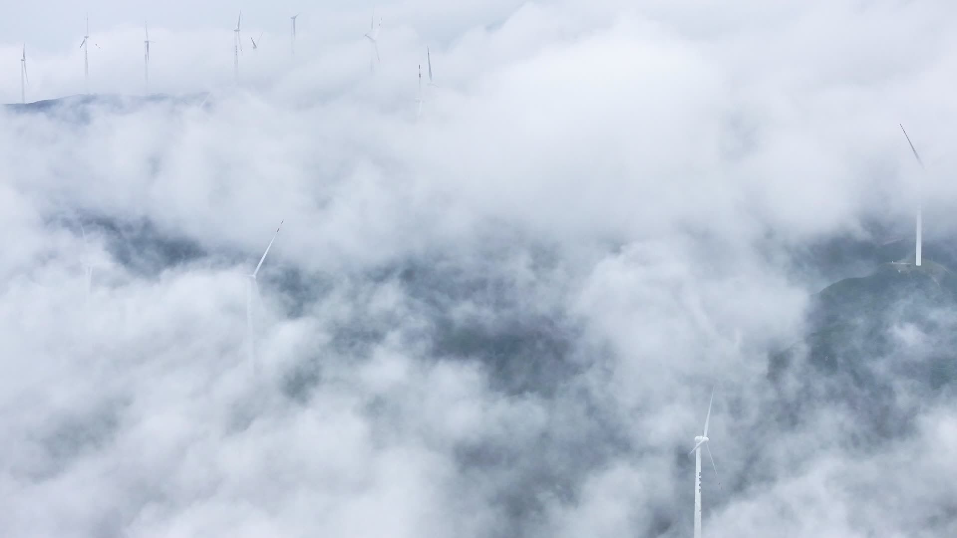 风力发电国家基建设施航拍视频的预览图