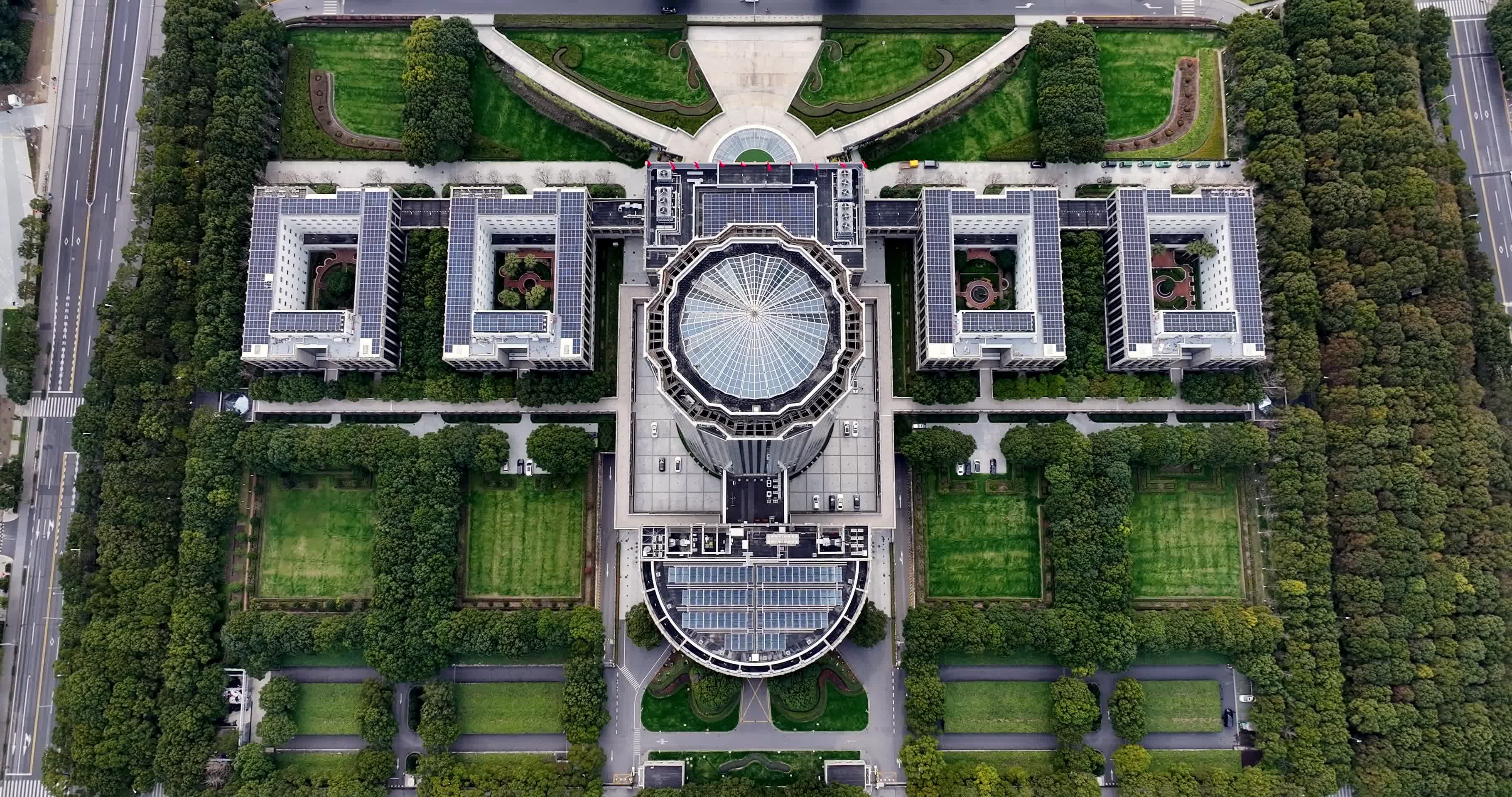 上海市浦东新区人民政府航拍视频的预览图