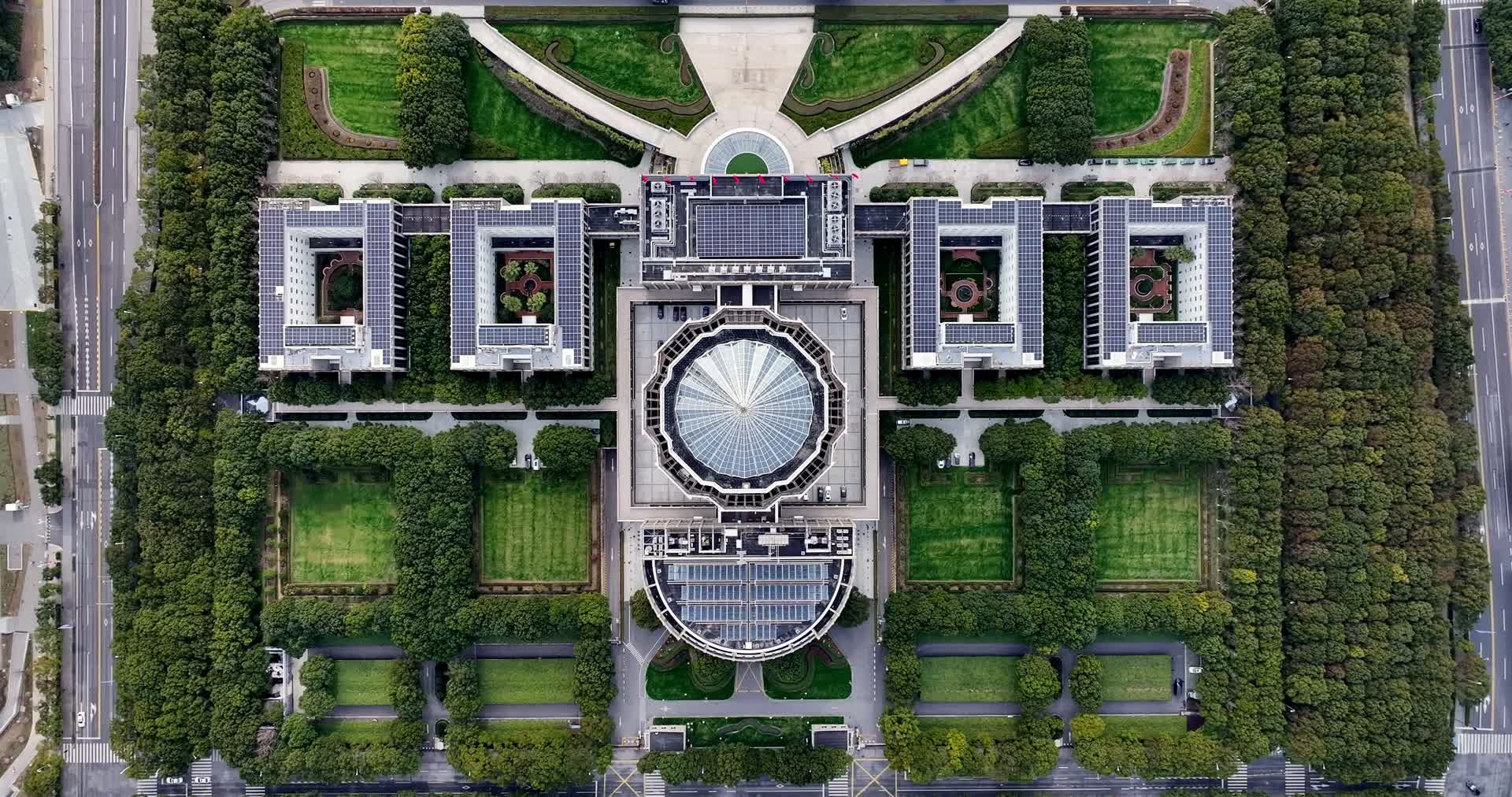 上海市浦东新区人民政府航拍视频的预览图