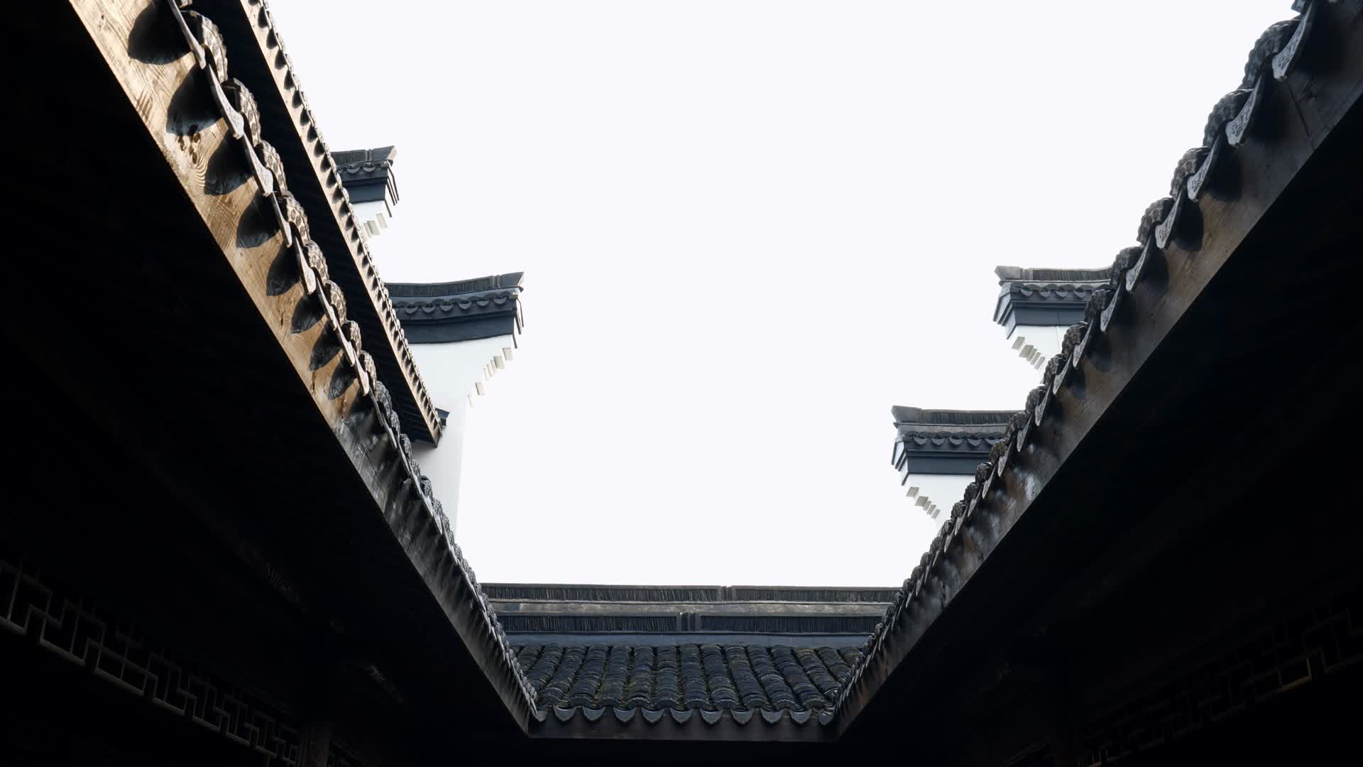 中式古风庭院视频的预览图