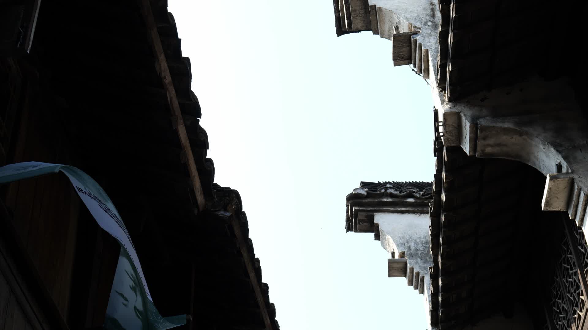 江南庭院徽派建筑视频的预览图