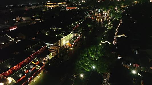 乌镇古镇夜景视频的预览图