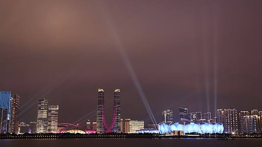 杭州亚运会灯光秀视频的预览图