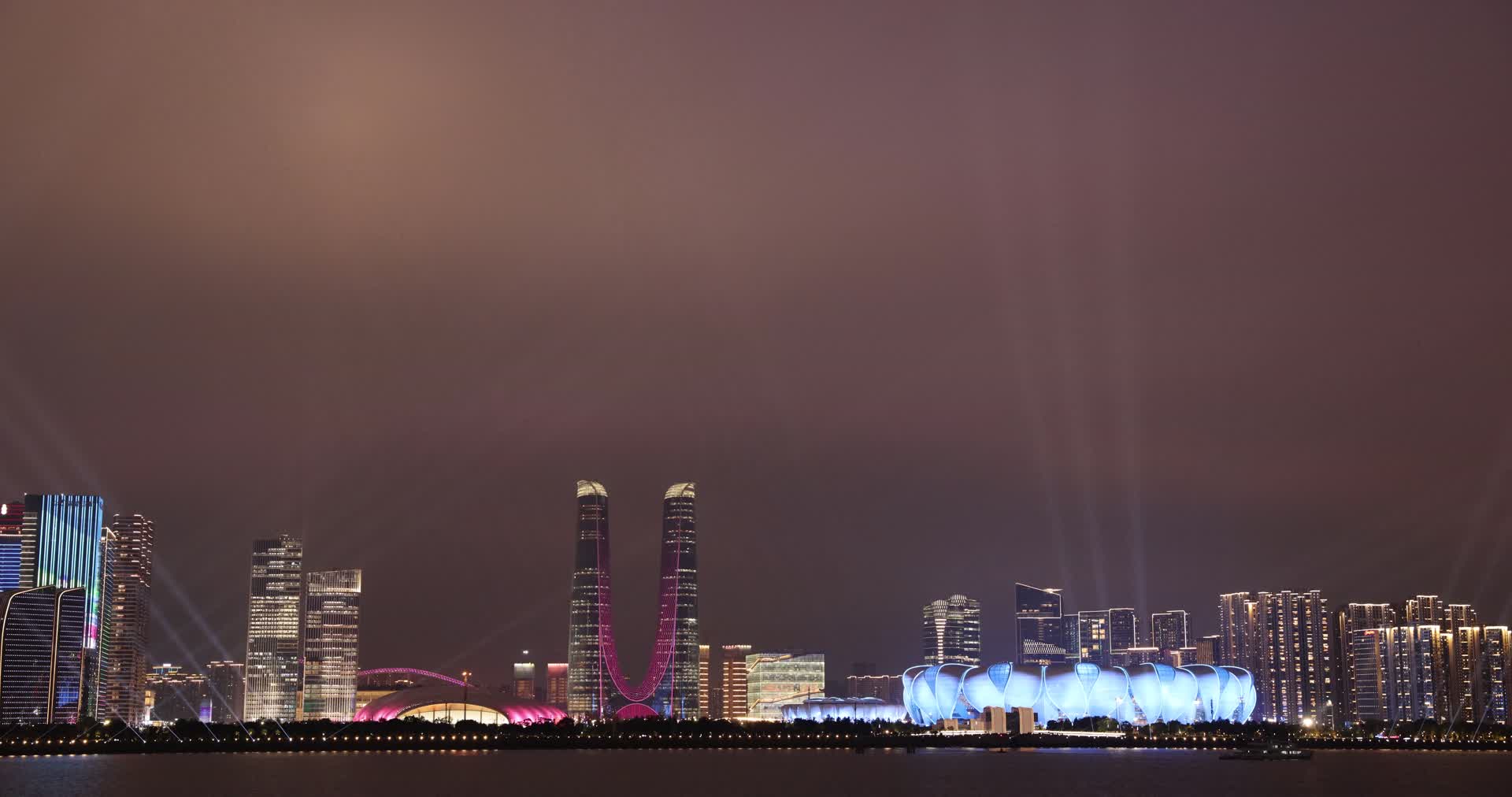 杭州亚运会灯光秀视频的预览图