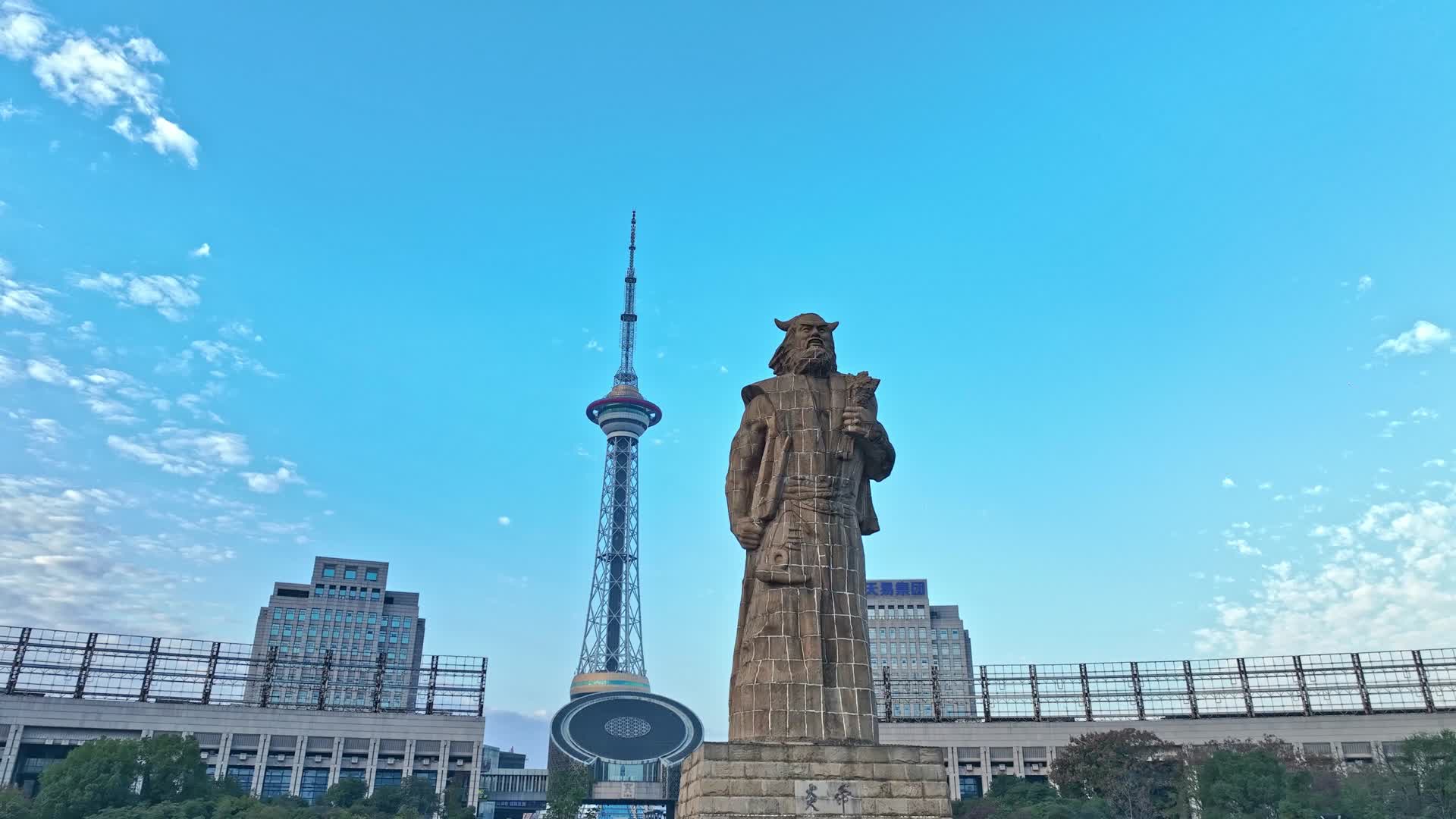 株洲市炎帝广场视频的预览图