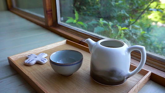 中国传统文化茶道茶艺喝茶品茶视频的预览图