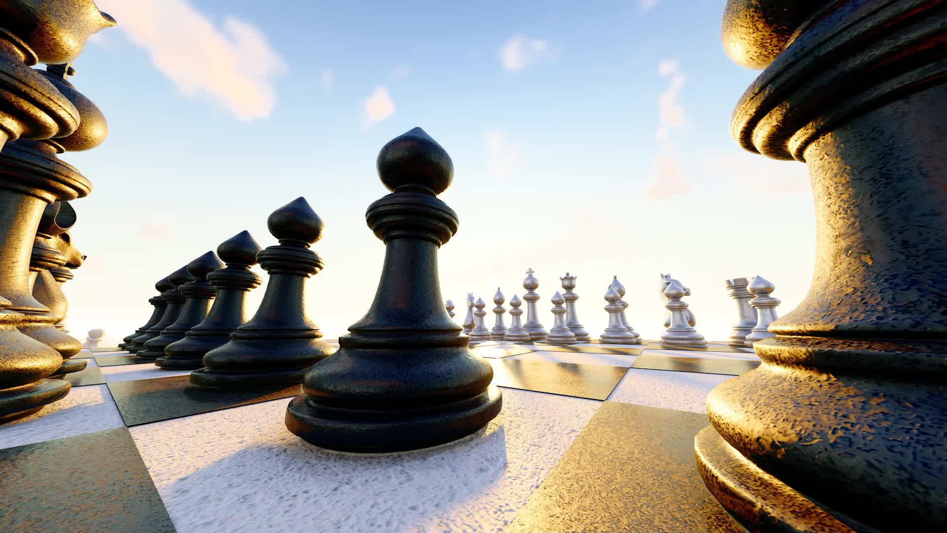 国际象棋博弈比赛宣传意向视频视频的预览图