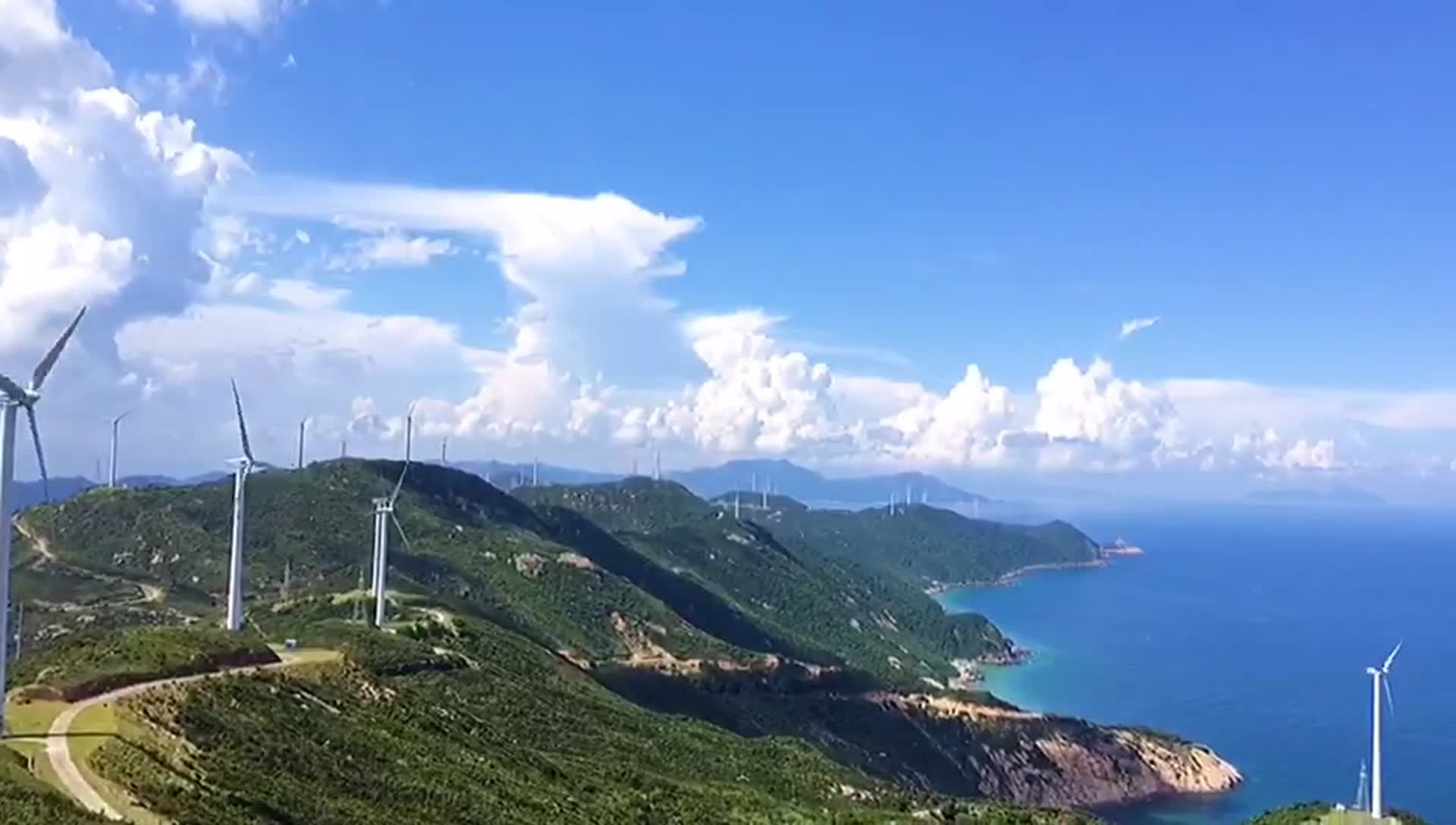 上川岛风车山美景1视频的预览图